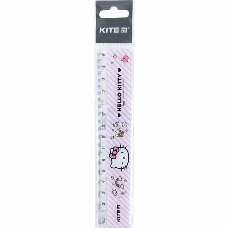 Plastic ruler hello kitty 15cm, , medium-null