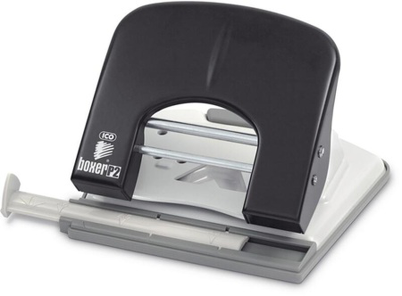 Ico boxer 2-hole punch 30 sheets capacity p2 perforator, , medium-null