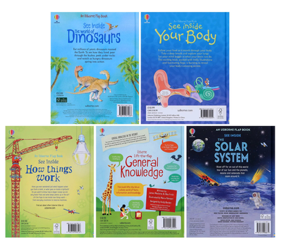USBorne lift the flap see inside series book assortment, , medium