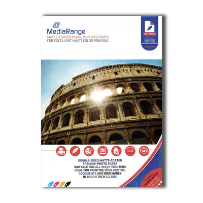 &Phi;&omega;&tau;&omicron;&gamma;&rho;&alpha;&phi;&iota;&kappa;&omicron; &chi;&alpha;&rho;&tau;&iota; mediarange a4 dual-side matte 200g/m&sup2; 50 &phi;&upsilon;&lambda;&lambda;&alpha; mrink102, , medium