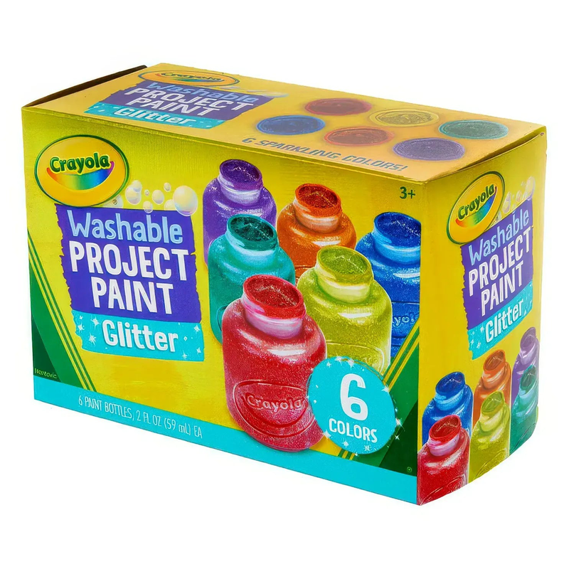 Washable glitter paint 6 count, , medium image number null