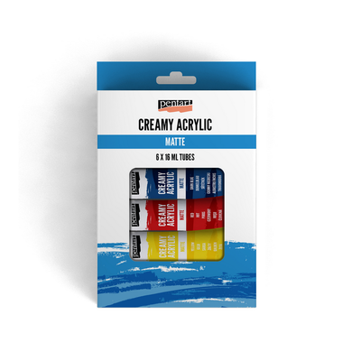Creamy acrylic matte set 6x16ml tubes