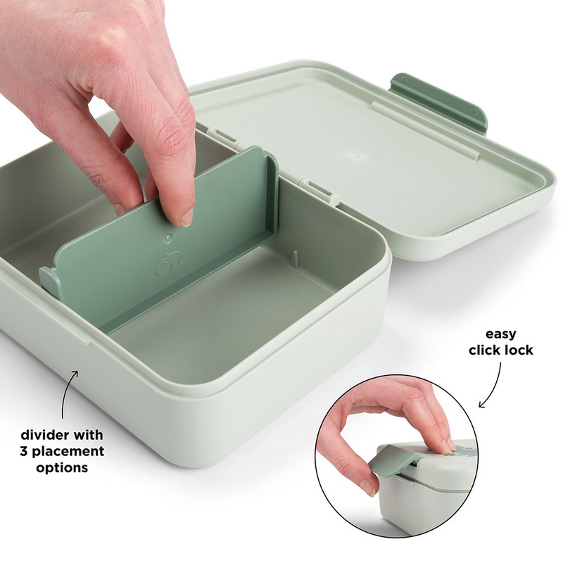 Done by deer lunch box w/divider playground - green, , medium-null