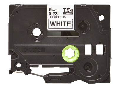 Brother tze-fx211 / black on white / roll (0.6 cm x 8 m) 1 cassette(s) flexible tape / for brother pt-d210, d600, h110, h200; p-touch pt-e310, e550, p900; p-touch cube plus pt-p710, , medium