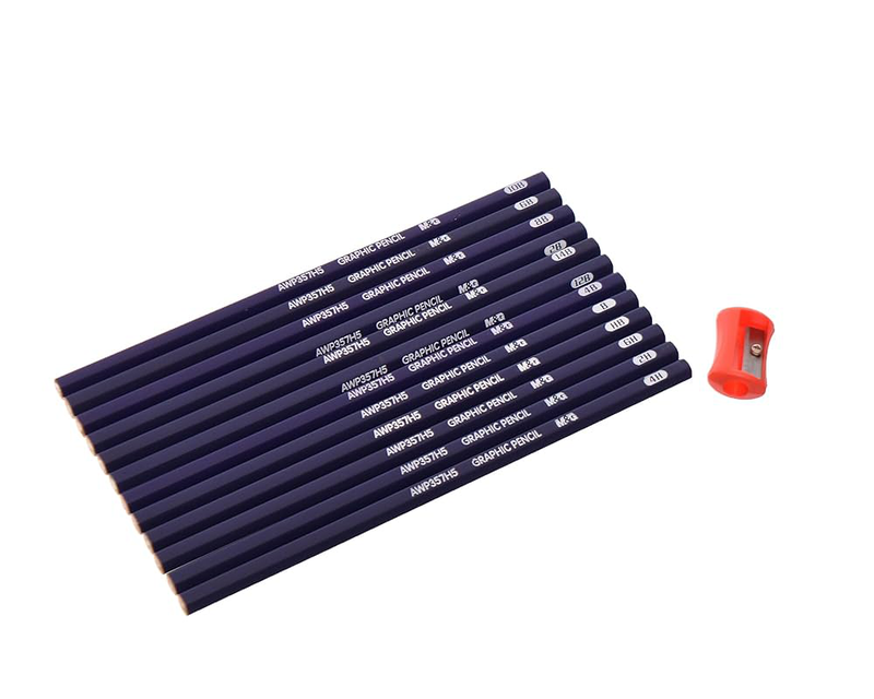 Product image: M&g graphite pencils 12pcs set with sharpener, , medium-null