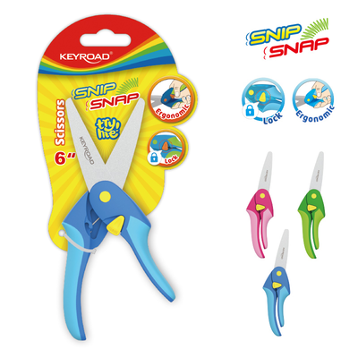 Easy-open scissors snip snap 5in length, , medium