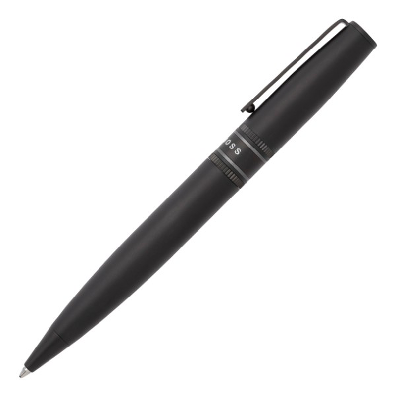 Hugo Boss ballpoint pen illusion gear black, , medium-null
