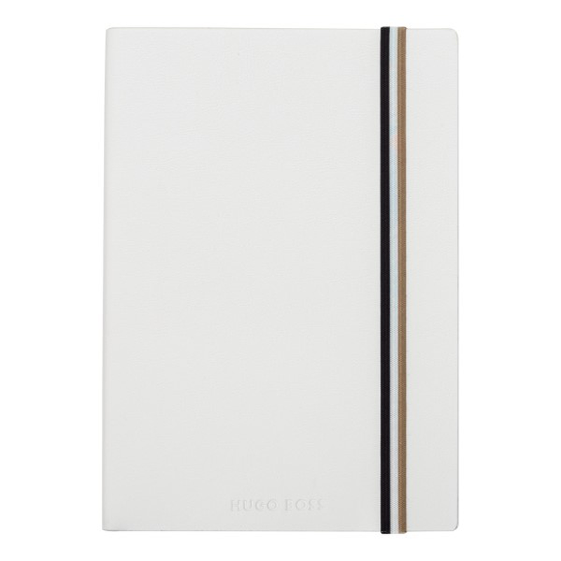 Product image: Hugo Boss notebook a5 iconic white lined, , medium-null