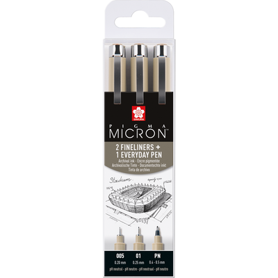 Sakura pigma micron set urbano pen 005/01/pn