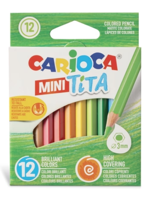 Colored pencils mini x12 carioca, , medium