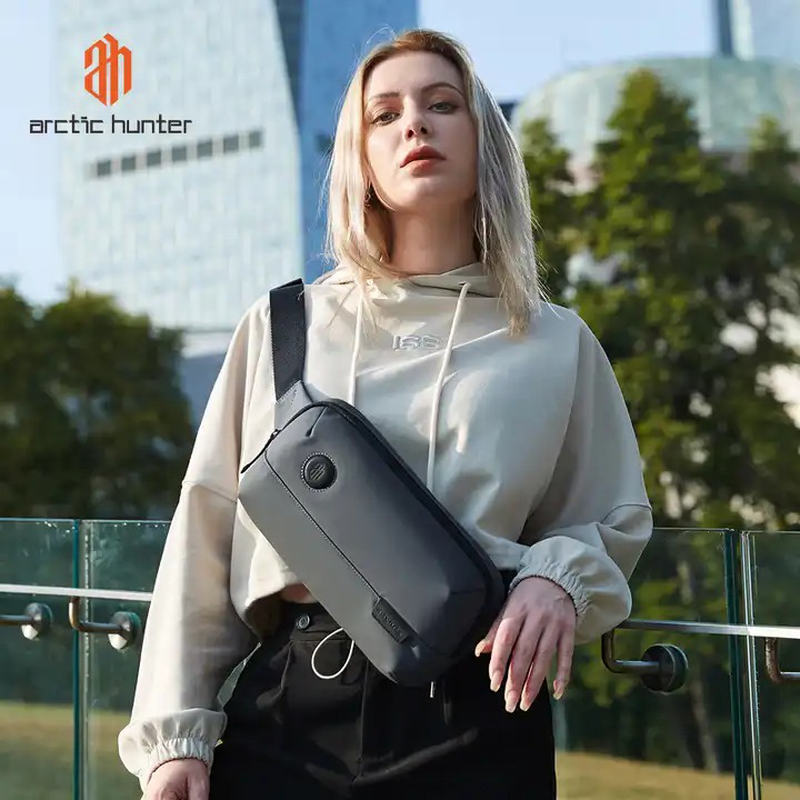 Arctic hunter neat crossbody waist bag black-null