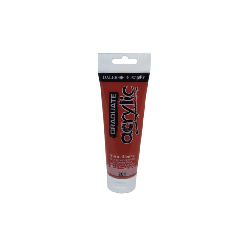 Product image: Daler rowney graduate acrylic paint 120ml black-null