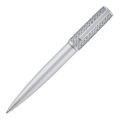 Hugo Boss ballpoint pen arche monogram chrome