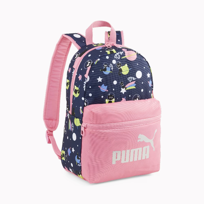 Puma puma phase small backpack, Puma Black-puma Black-puma Silver-puma White, medium
