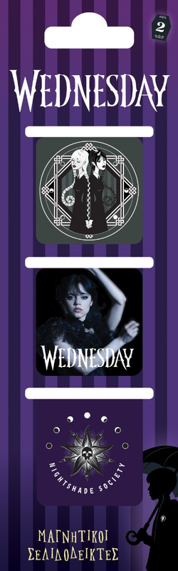 Magnetic bookmarks - wednesday 3, , medium-null