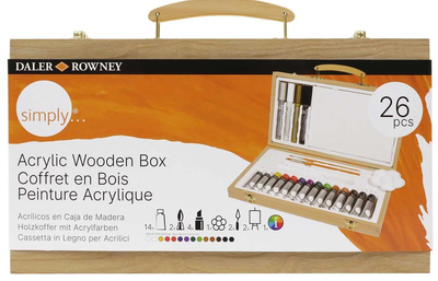 Simply acrylic wooden box set, , medium