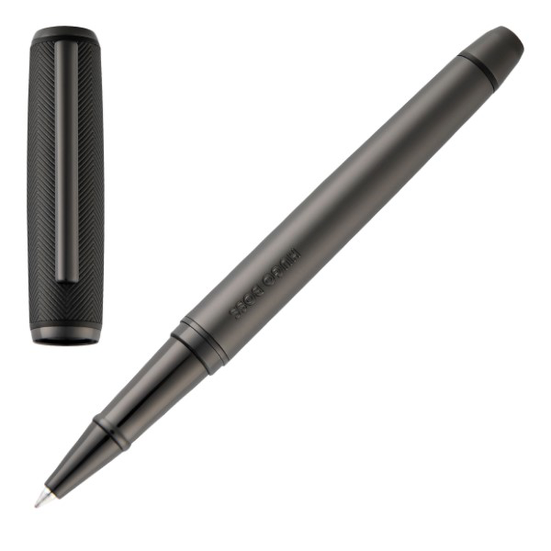 Hugo Boss rollerball pen pace black & gun, , medium image number null