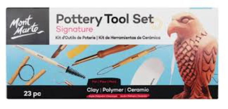 Pottery tool set signature 23p, , medium image number null