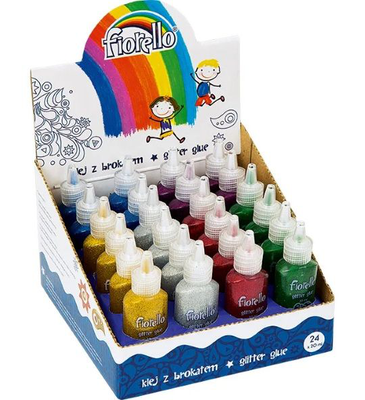 Glitter glue fiorello 30ml, Purple, medium