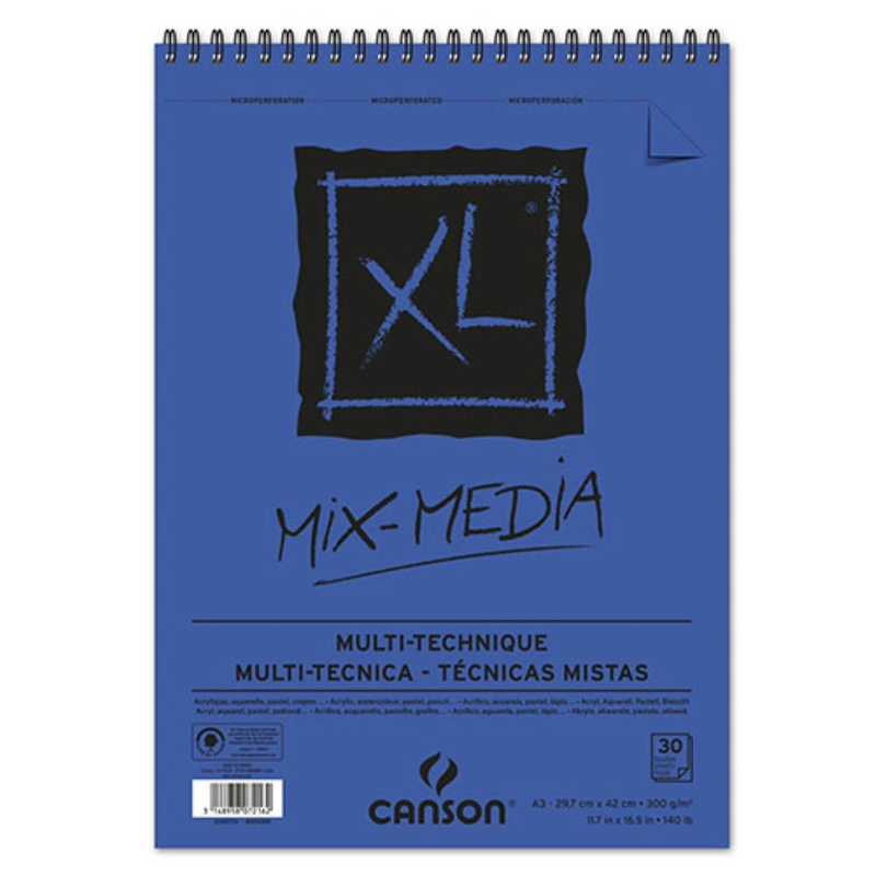 Product image: Canson Sketch Book XL Mix Media 300gsm A3, , medium-null