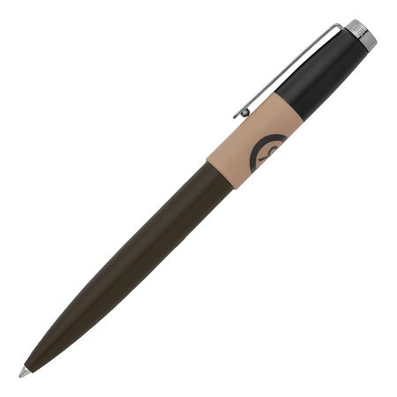 Cerruti ballpoint pen brick beige khaki black, , medium-null