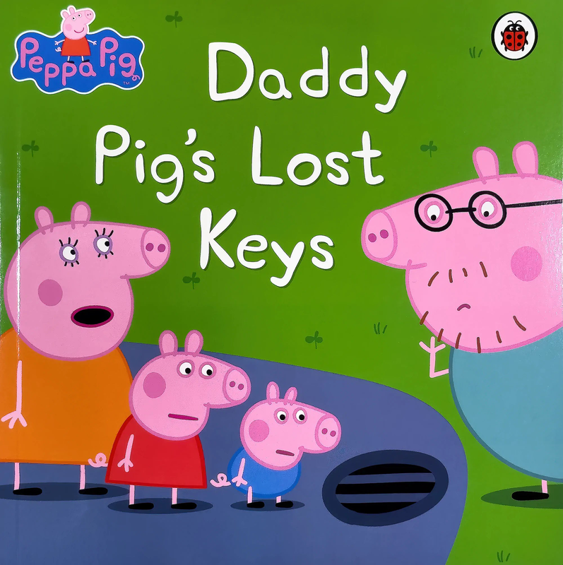 Product image: Peppa pig: daddy's lost keys paperback book, , medium-null