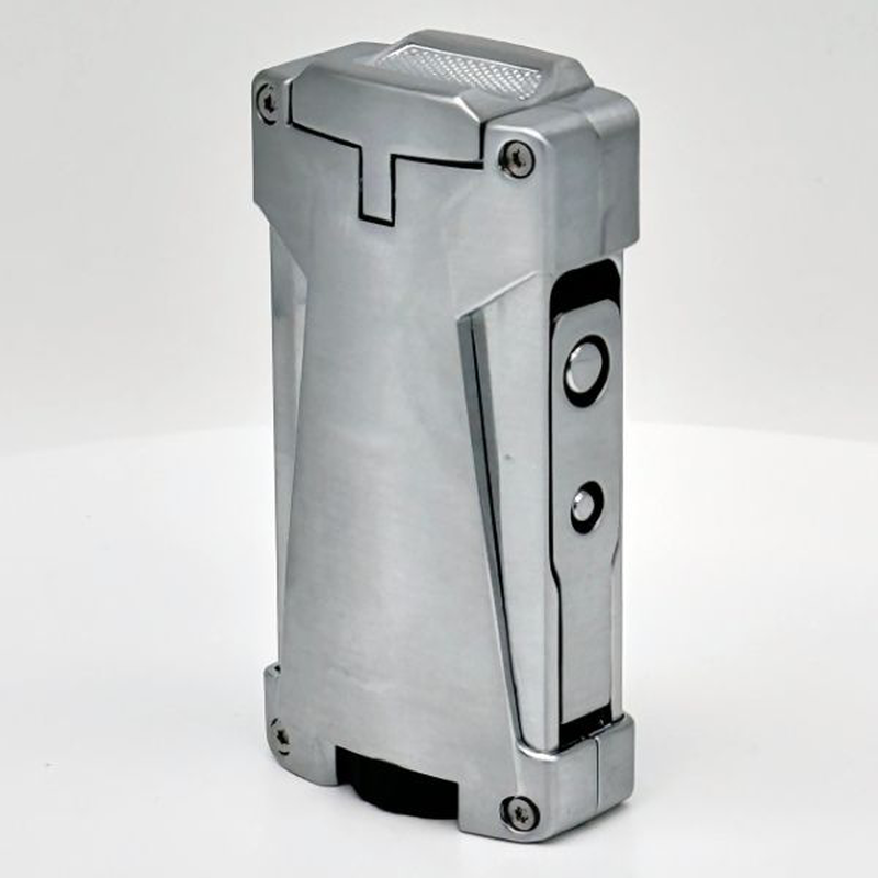Ronson hurricane chrome satin cigar lighter, , medium image number null