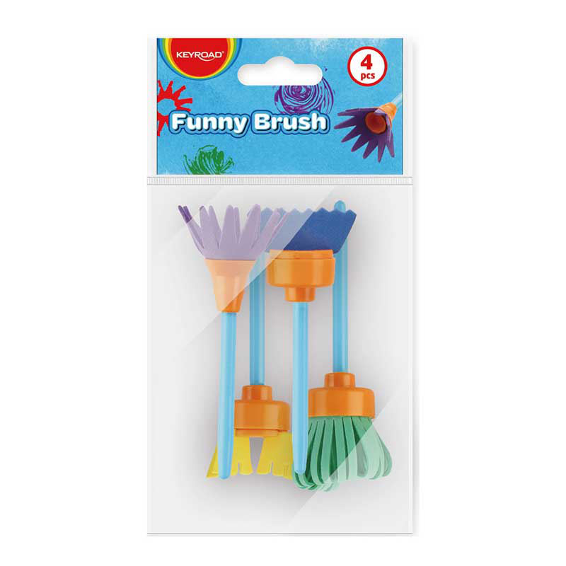 Funny painting swob brushes for kids, , medium-null