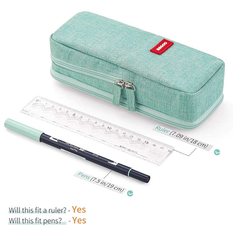 Product image: Κασετίνα με 2 θήκες πράσινο, , medium-null