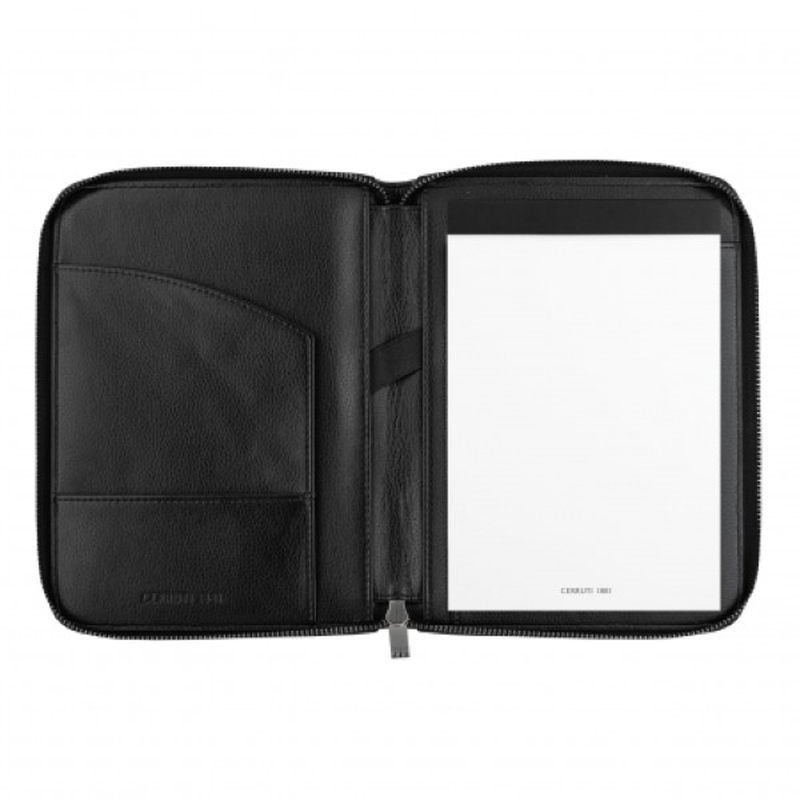 Cerruti conference folder zip a5 horton black, , medium-null