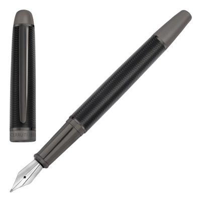 Cerruti fountain pen holborn black & gun