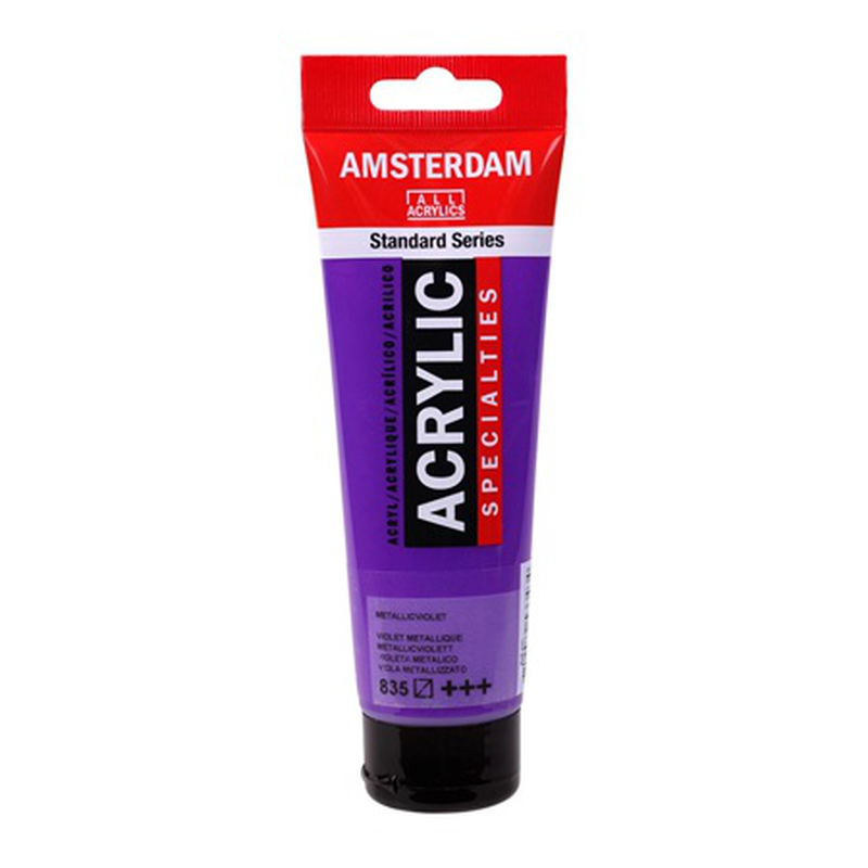Product image: Amsterdam acrylic 120ml metallic violet 835, , medium-null