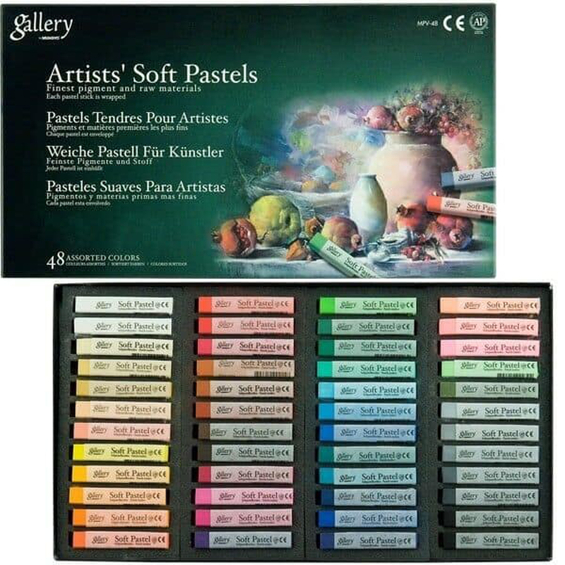 Gallery artists soft pastels 48pcs, , medium-null