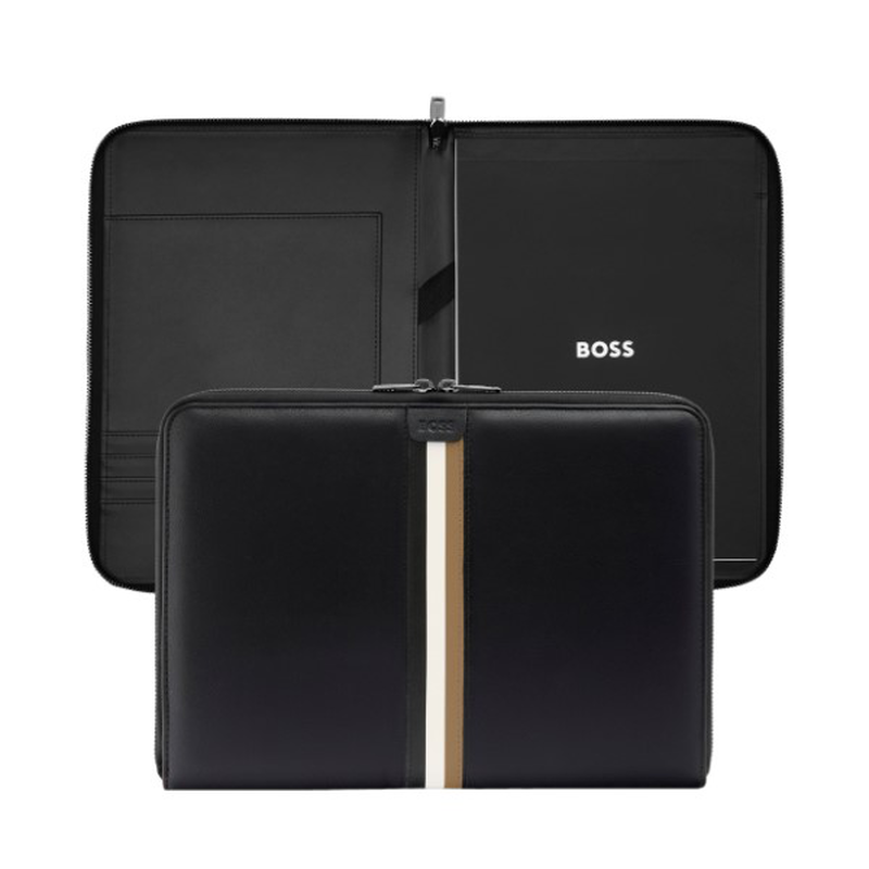 Boss conference folder zip a4 iconic black, , medium image number null