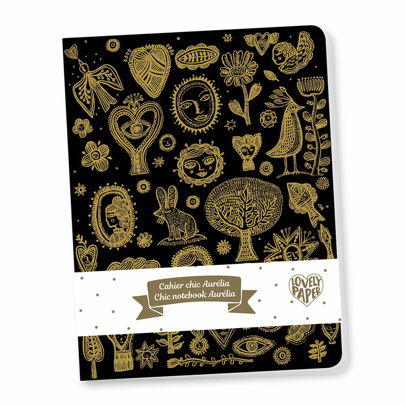 Djeco chic aurelia notebook - fsc mix, , medium-null