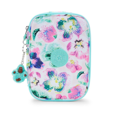 Kipling 100 pens aqua blossom ki6002-7ec, , medium