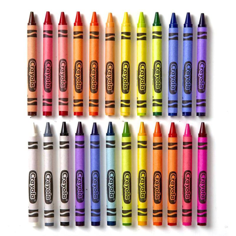 Crayola crayons x24 colours 0224, , medium-null