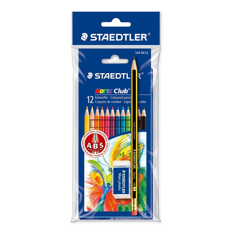 Staedtler noris club colouring pencil case promotion set of 12, , medium-null