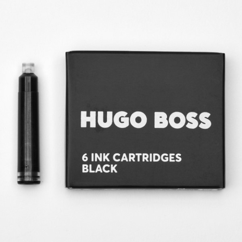 Hugo Boss 6 refills fountain pen - black, , medium-null