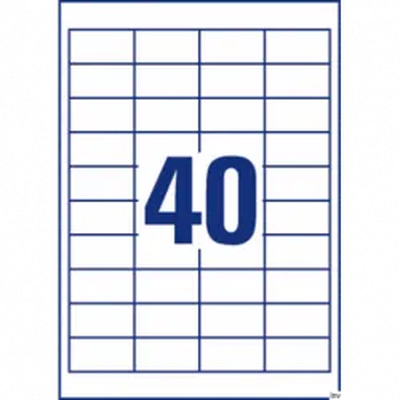 Tto white economy labels 52.5x29.7mm 052029, , medium