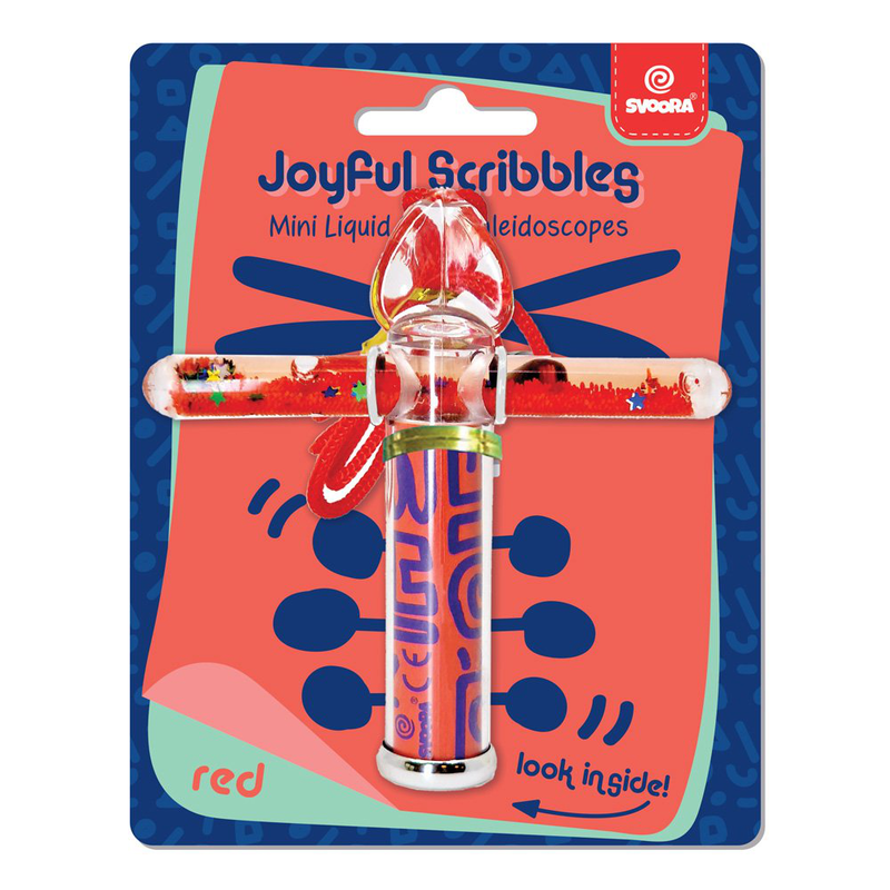 Red mini liquid stick kaleidoscope, , medium-null