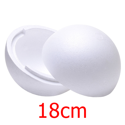 Polystyrene ball 18cm - opened in 2 pieces, , medium