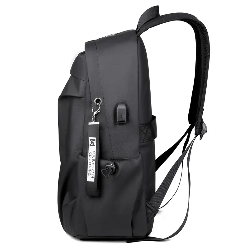Urban edge street backpack black 15,6" with USB port-null