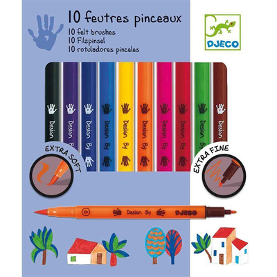 Djeco - felt brushes boy