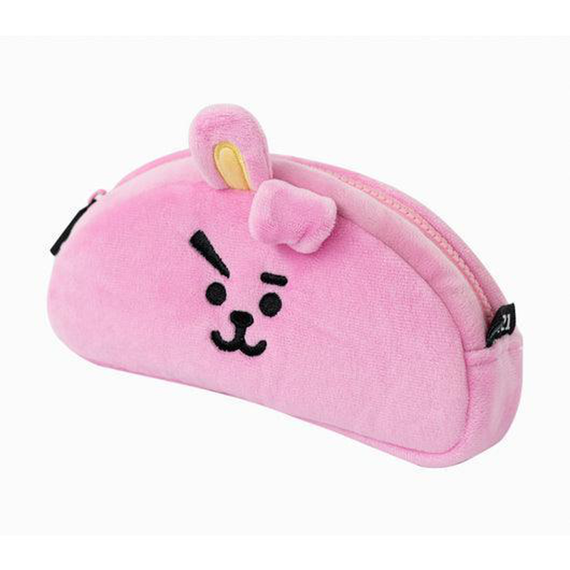 Bt21 baby series cooky soft plush pencil case - pink-null