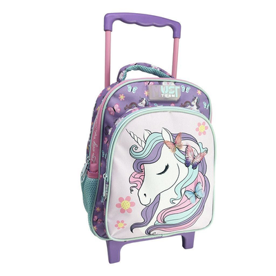 Τσάντα νηπιαγωγείου kindergarten trolley backpack 27*10*31 2 cases lovely unicorn, , medium