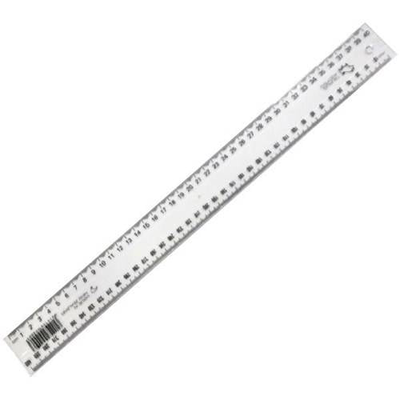 B/r plastic ruler 40cm br3003, , medium