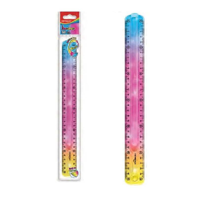 Flexible printed plastic ruler 30cm, , medium