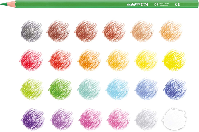 Carioca tita 24 colored pencils, , medium-null