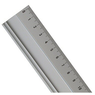 Ruler aluminum 15cm, , medium
